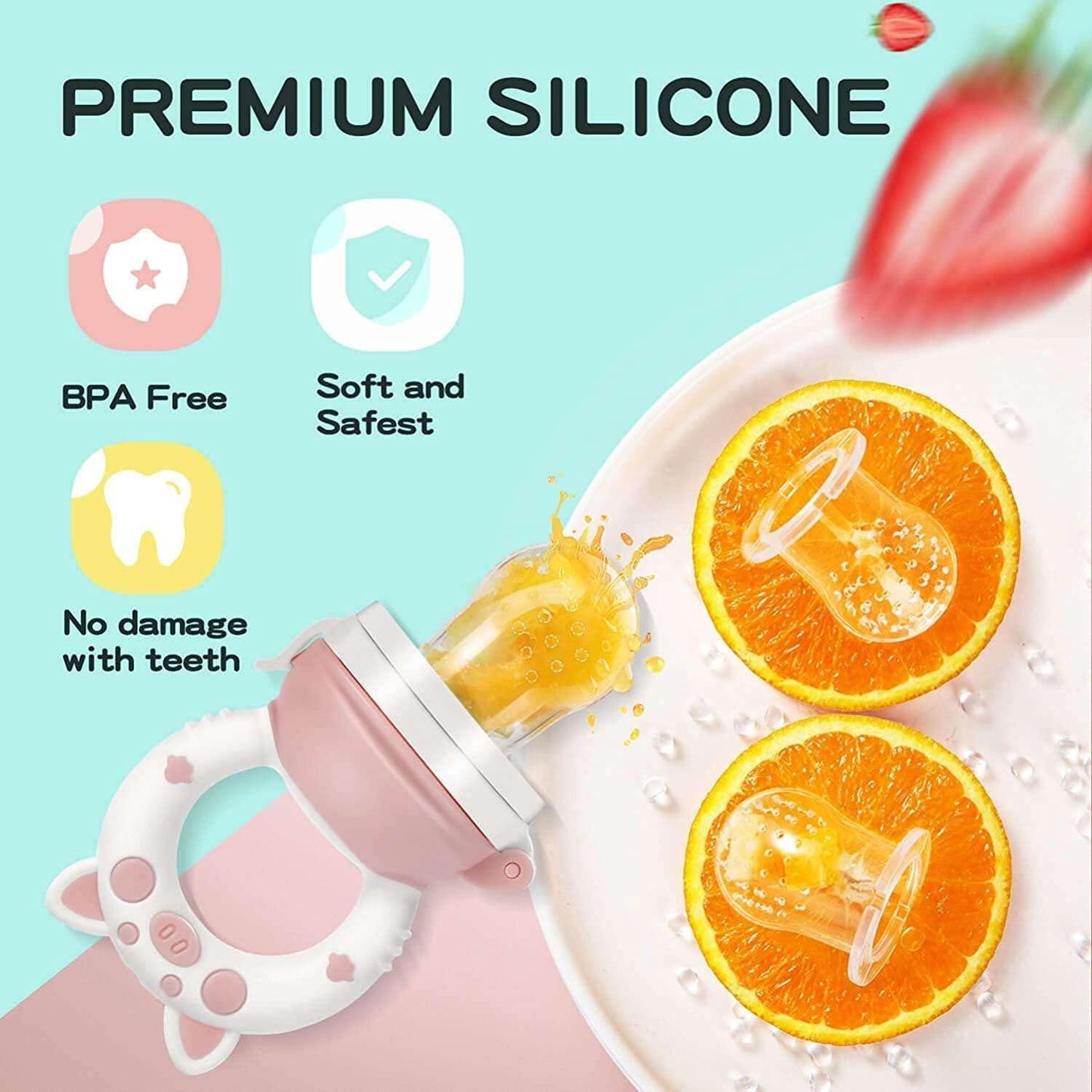 Baby Fruit Pacifiers Buy 1 Get 1 Free